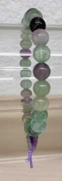Mala Armband Fluorit 8 mm