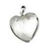Anhänger Herz Bergkristall 22 mm